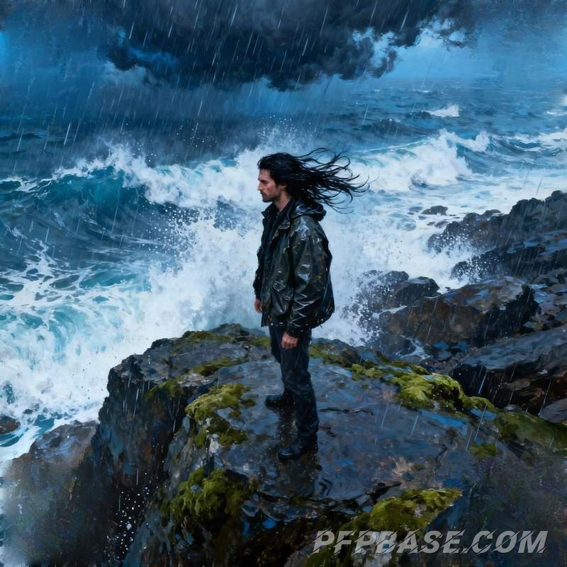 Image 5: dreamy hunk, cliff at dusk, city neon, prairie breeze, stargazing meditation, virtual grid