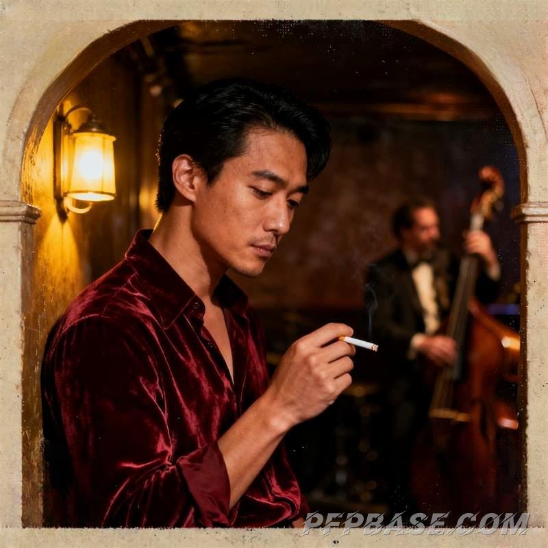 Image 2: male avatar, aloof charm, urban rooftop, ruins graffiti, modern art gallery, highland moor