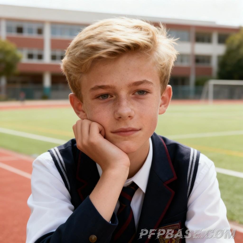 Image 2: handsome youth, gentle gaze, melancholic aura, dreamy setting, essence of youth