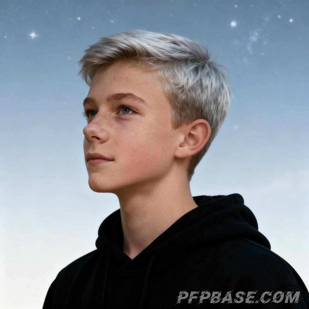 Image 3: handsome youth, gentle gaze, melancholic aura, dreamy setting, essence of youth