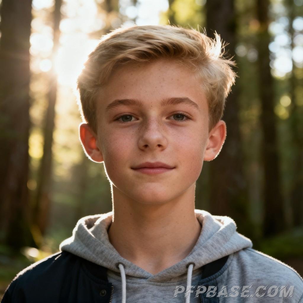 Image 7: handsome youth, gentle gaze, melancholic aura, dreamy setting, essence of youth