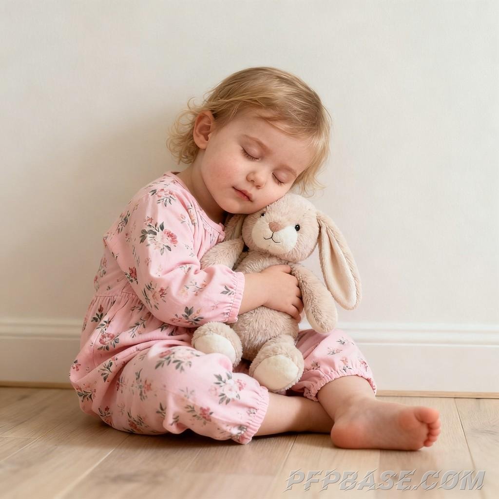 Image 1: gentle, slumber, baby, tranquility, family