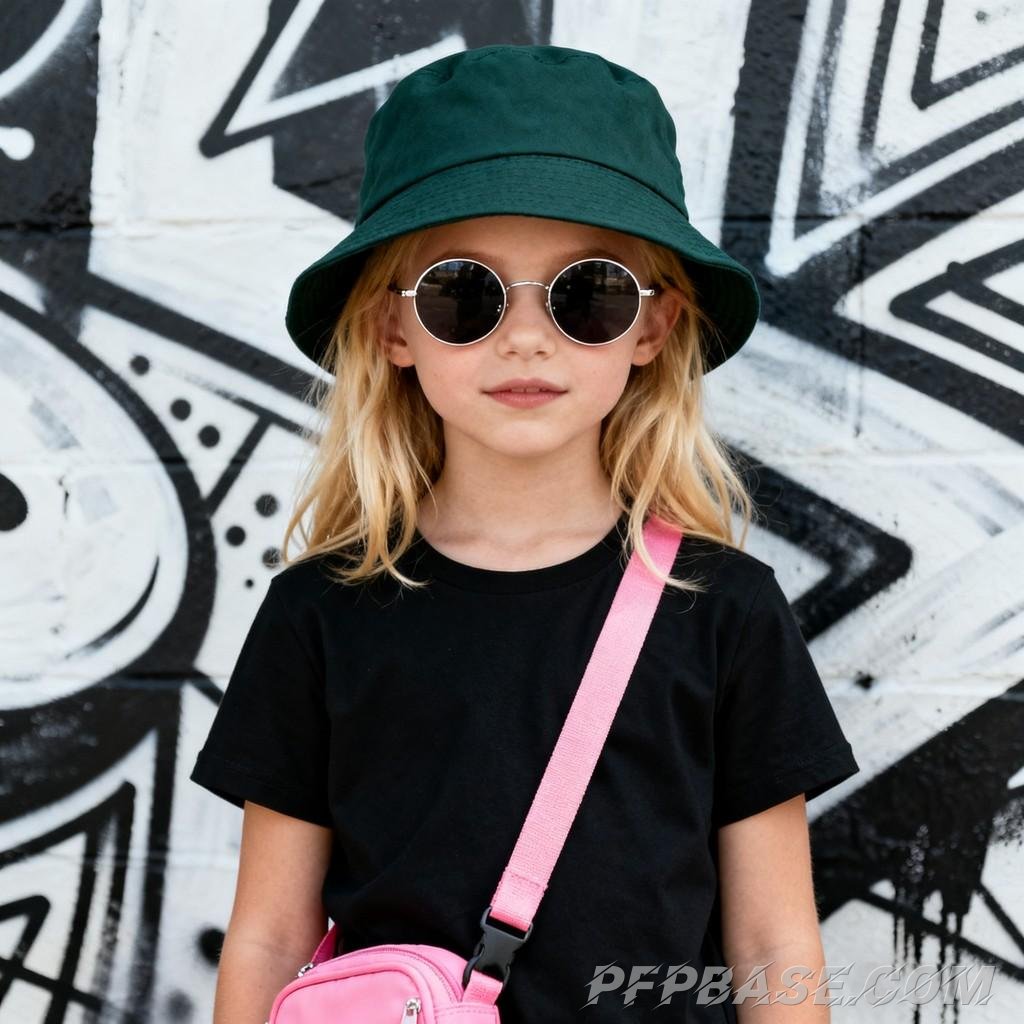 Image 3: global creativity, adorable girl, trendy style, life moments, cozy scene