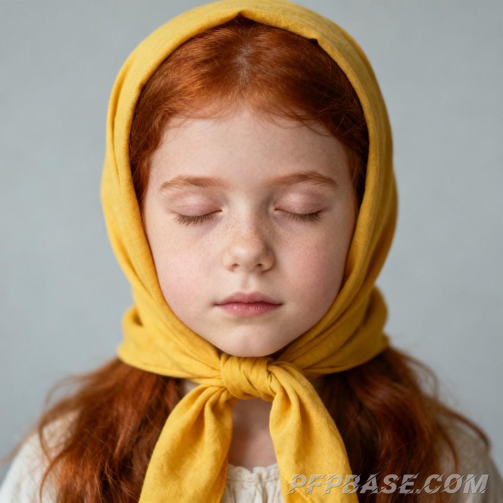 Image 4: childlike wonder, dreamy, serene, focused, innocent