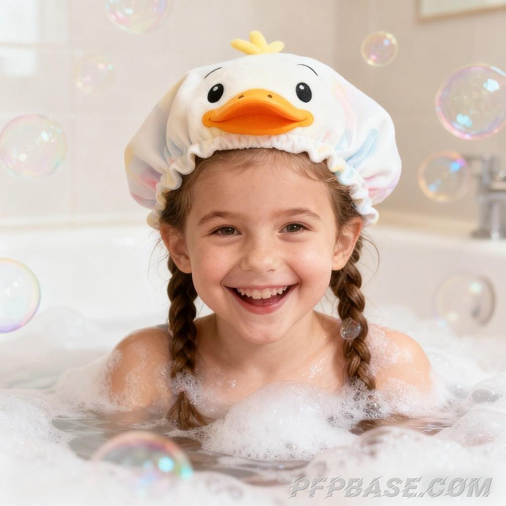 Image 8: lively, adorable, little girl, nature, harmony