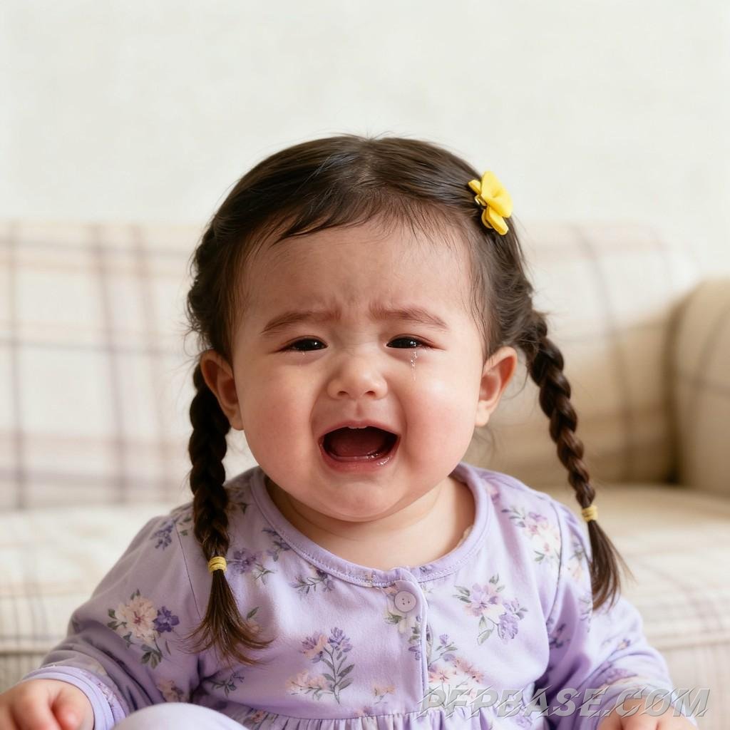 Image 2: cozy, adorable, baby, young girl, portrait