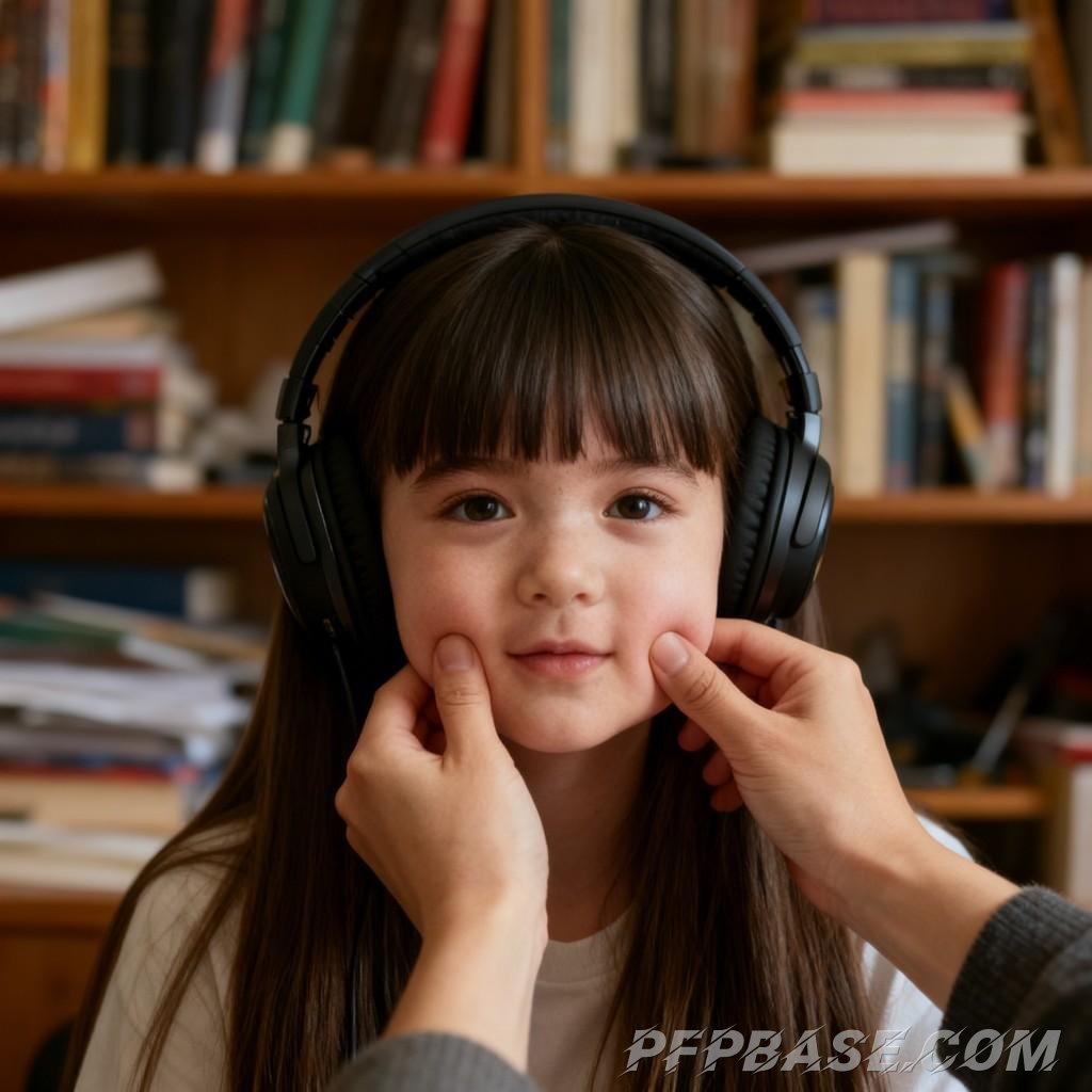 Image 4: cozy, adorable, baby, young girl, portrait