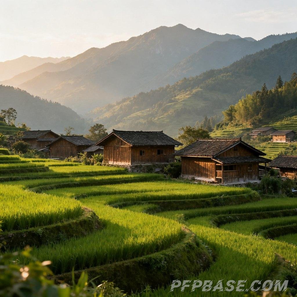 Image 8: pastoral, poetic, serene, natural, harmonious