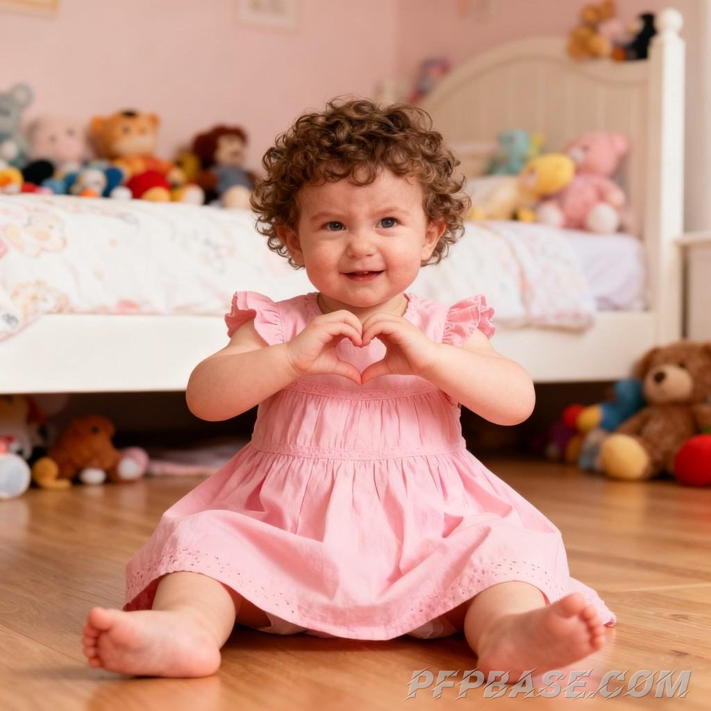 Image 7: cute toddler, emoticon, creative avatar, global appeal, cozy vibe