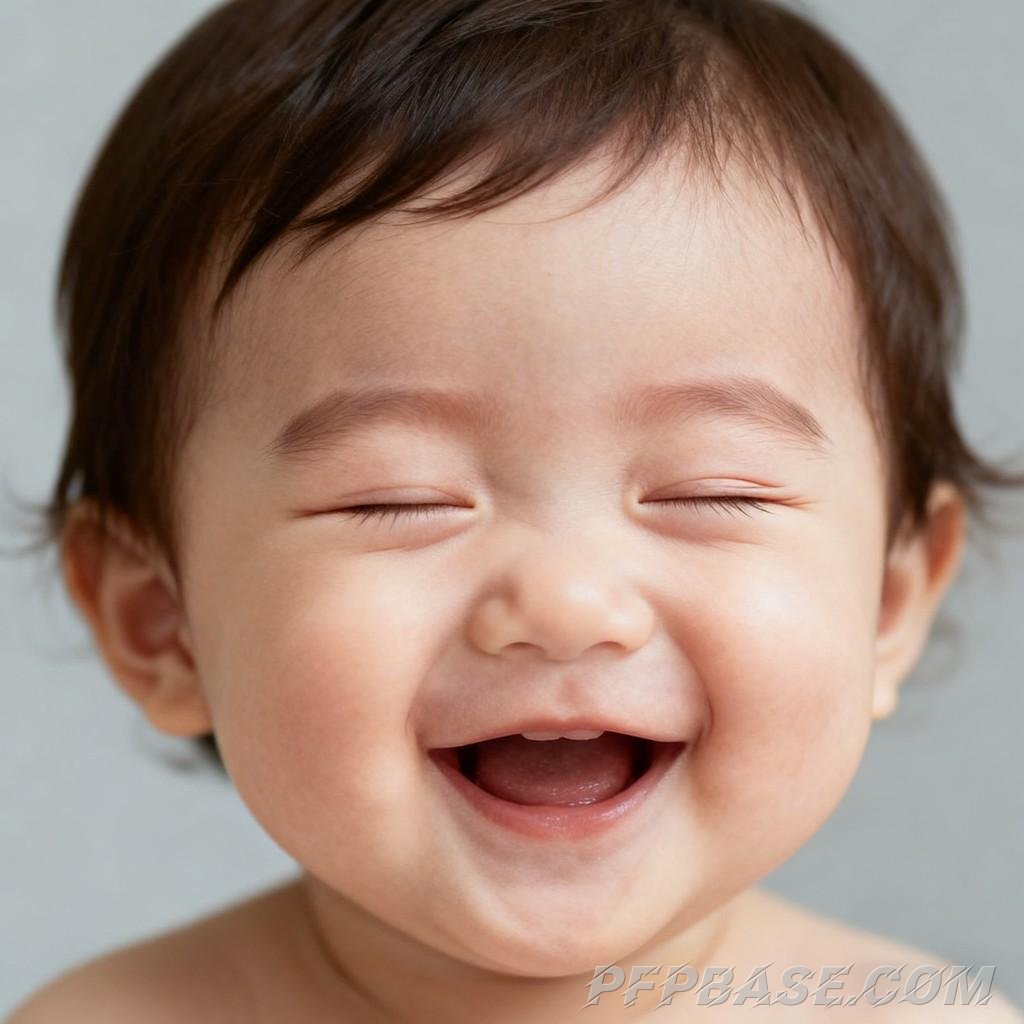 Image 3: innocent charm, baby expression, close-up shot, adorable moment, joyful smile
