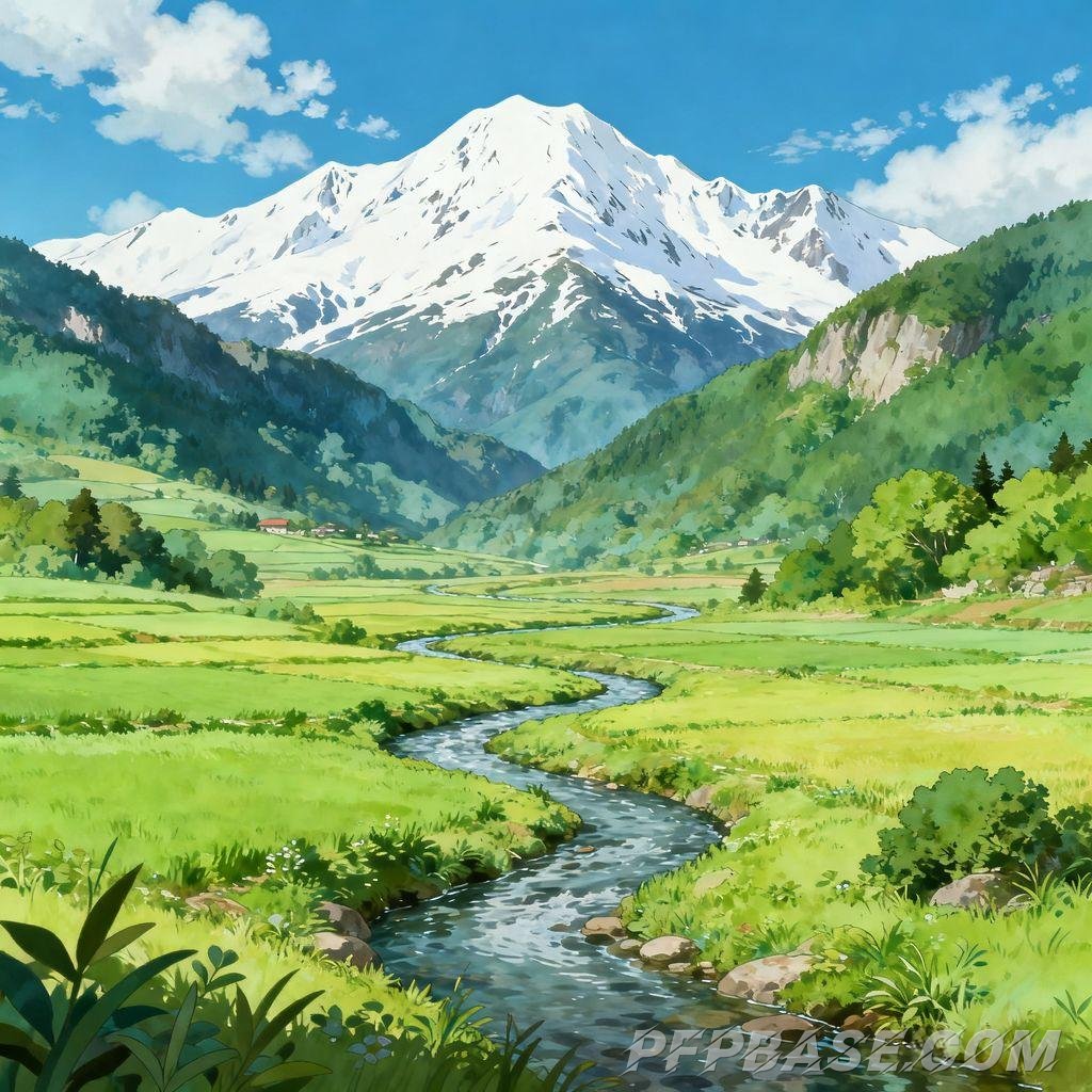 Image 6: dreamlike, natural, pastoral, poetic, Ghibli-esque