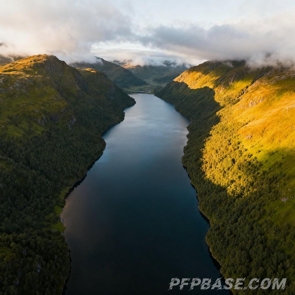 Image 8: Nordic, fjord, tranquility, vastness, poetic essence