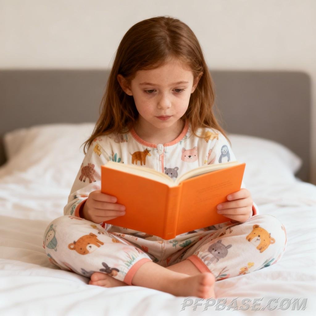 Image 8: childlike innocence, warmth, joy, focus, curiosity