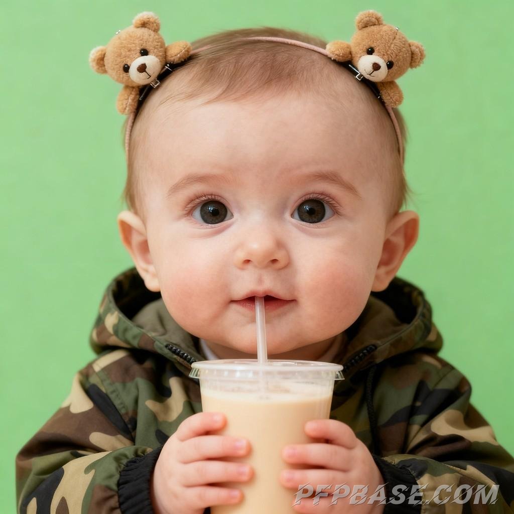 Image 4: cute baby, childlike fun, watercolor, soothing, creative idea