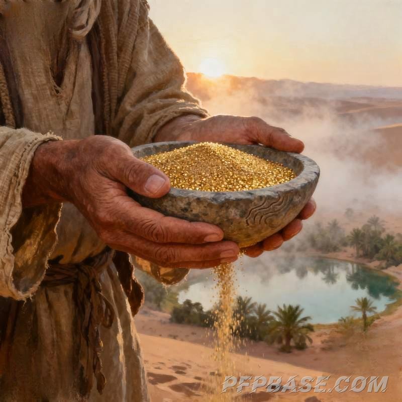 Image 3: man, volcano, city, forest, desert, glacier