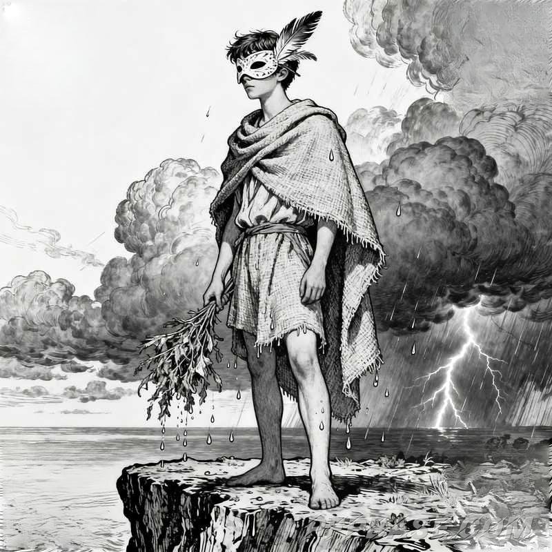 Image 1: male avatar, anime boy, expressive face, natural scenery, emotional vibe