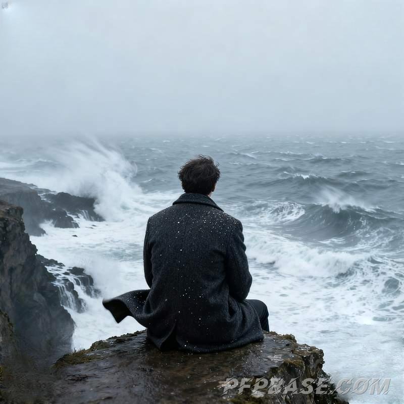 Image 1: man, abandoned church, cliff, subway tunnel, autumn forest