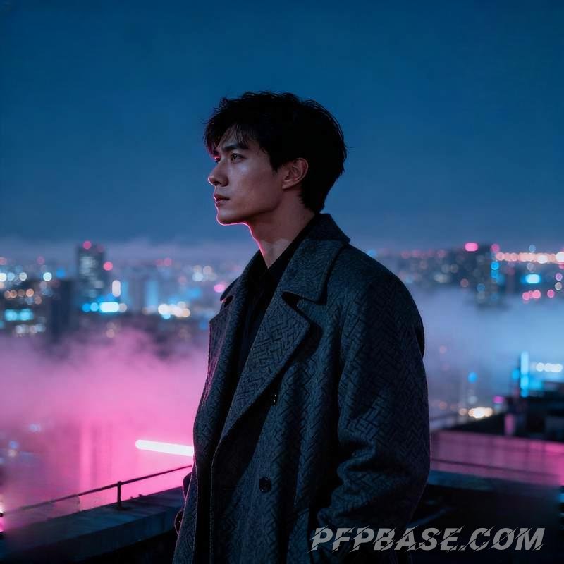 Image 1: trendy guy, unique avatar, city night view, autumn forest, graffiti subway, virtual geometry