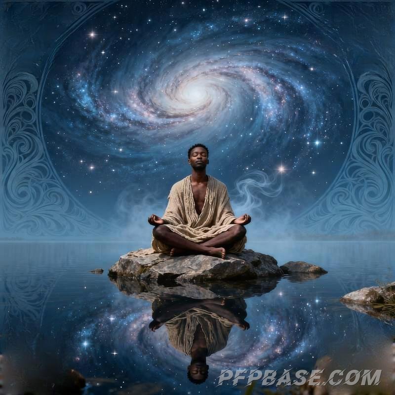 Image 2: man, coastline, city night view, snowy mountain stream, forest morning mist, graffiti wall