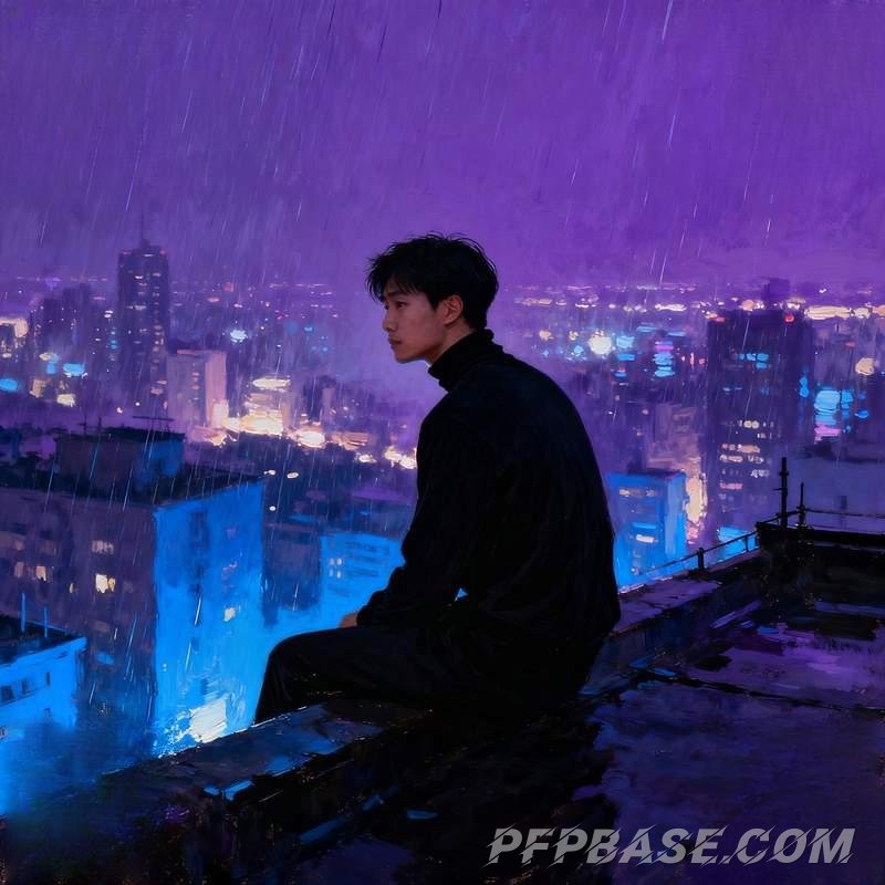 Image 21: man, coastline, city night view, snowy mountain stream, forest morning mist, graffiti wall