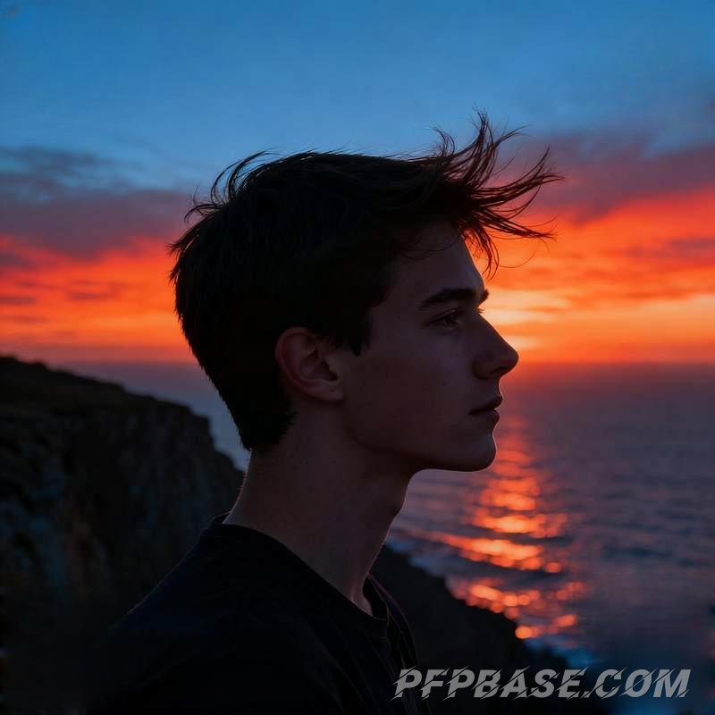 Image 24: man, coastline, city night view, snowy mountain stream, forest morning mist, graffiti wall