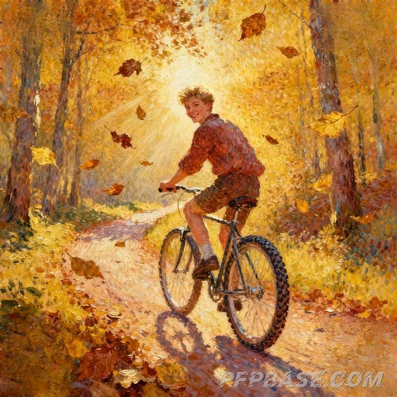 Image 5: man, coastline, city night view, snowy mountain stream, forest morning mist, graffiti wall