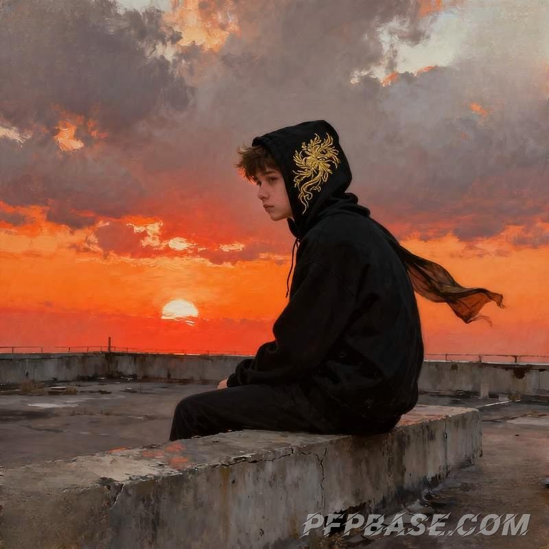 Image 4: young man, neon metropolis, star trail vortex, graffiti wall, morning mist on prairie, volcanic nigh