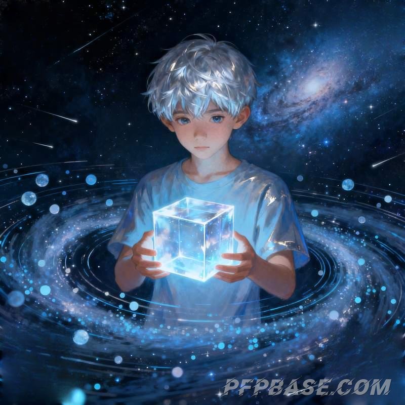 Image 5: young man, neon metropolis, star trail vortex, graffiti wall, morning mist on prairie, volcanic nigh