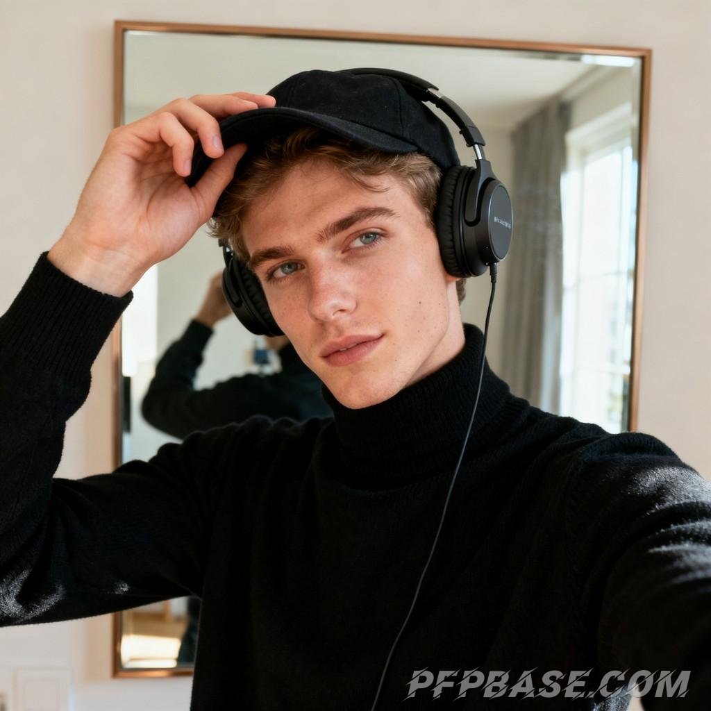 Image 1: modern metropolis, young white individual, diverse lifestyle, high quality, low saturation