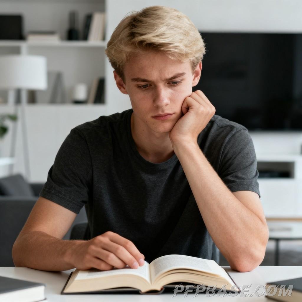 Image 4: modern metropolis, young white individual, diverse lifestyle, high quality, low saturation