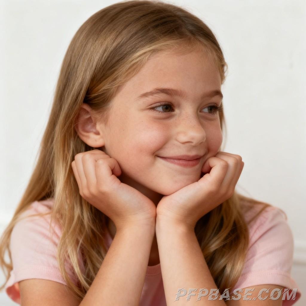 Image 1: sweet smile, silly face, intently munching cookie, side profile grin, savoring ice cream