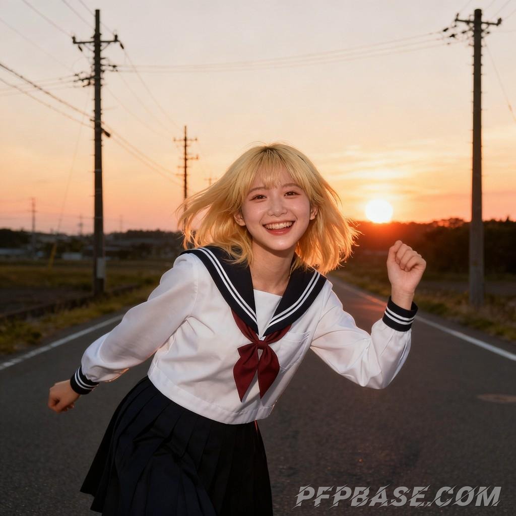 Image 1: city girl, romantic night, youthful energy, melancholic beauty, free spirit, gentle charm