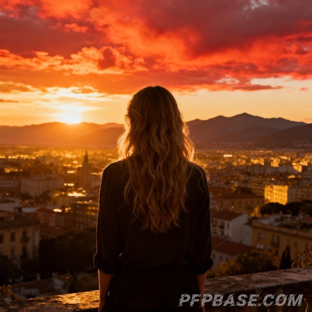 Image 4: city girl, romantic night, youthful energy, melancholic beauty, free spirit, gentle charm