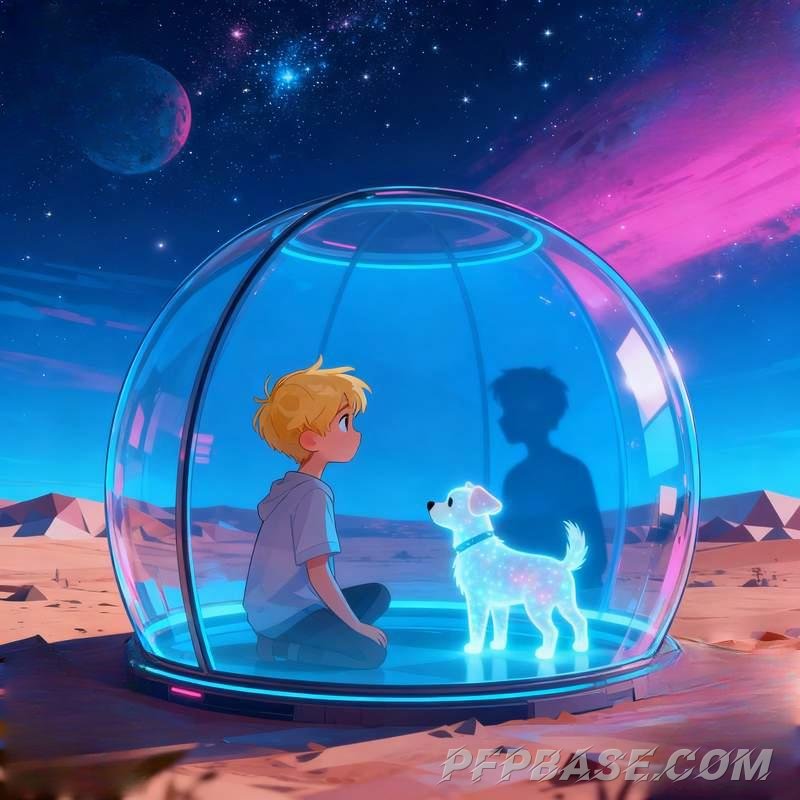 Image 2: puppy-like charm, boy, rooftop, maple forest, bubble house, graffiti wall