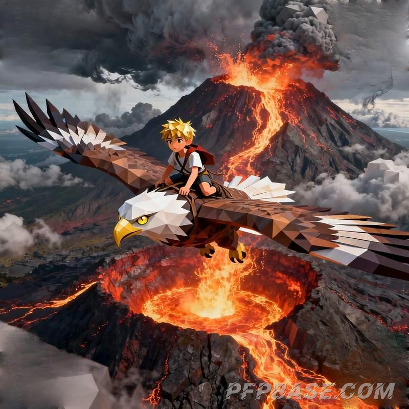 Image 8: young boy, profile picture, anime, light and shadow, nature, cityscape