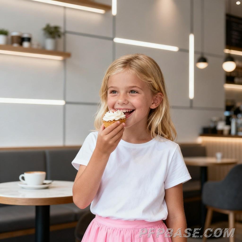 Image 2: cute, little girl, diverse, life, moment