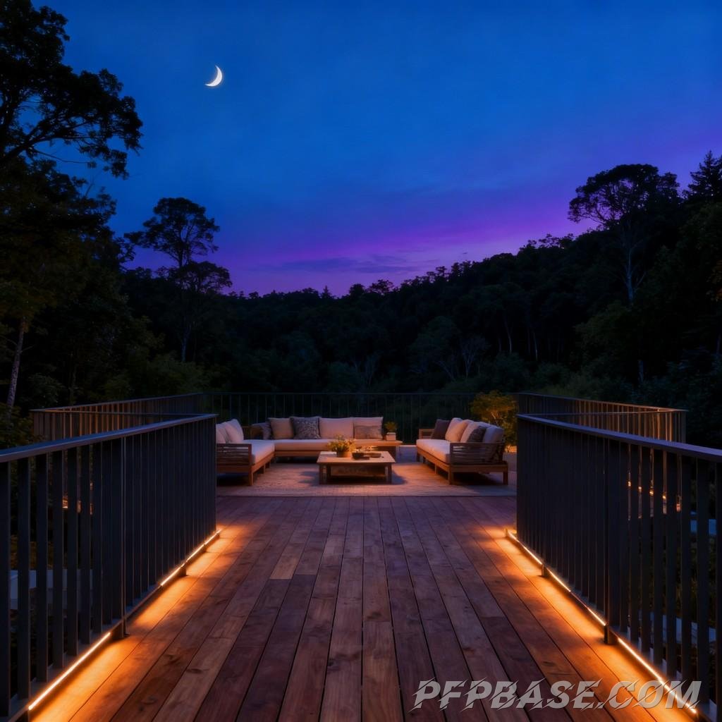 Image 4: modern, terrace, twilight, stunning view, nature