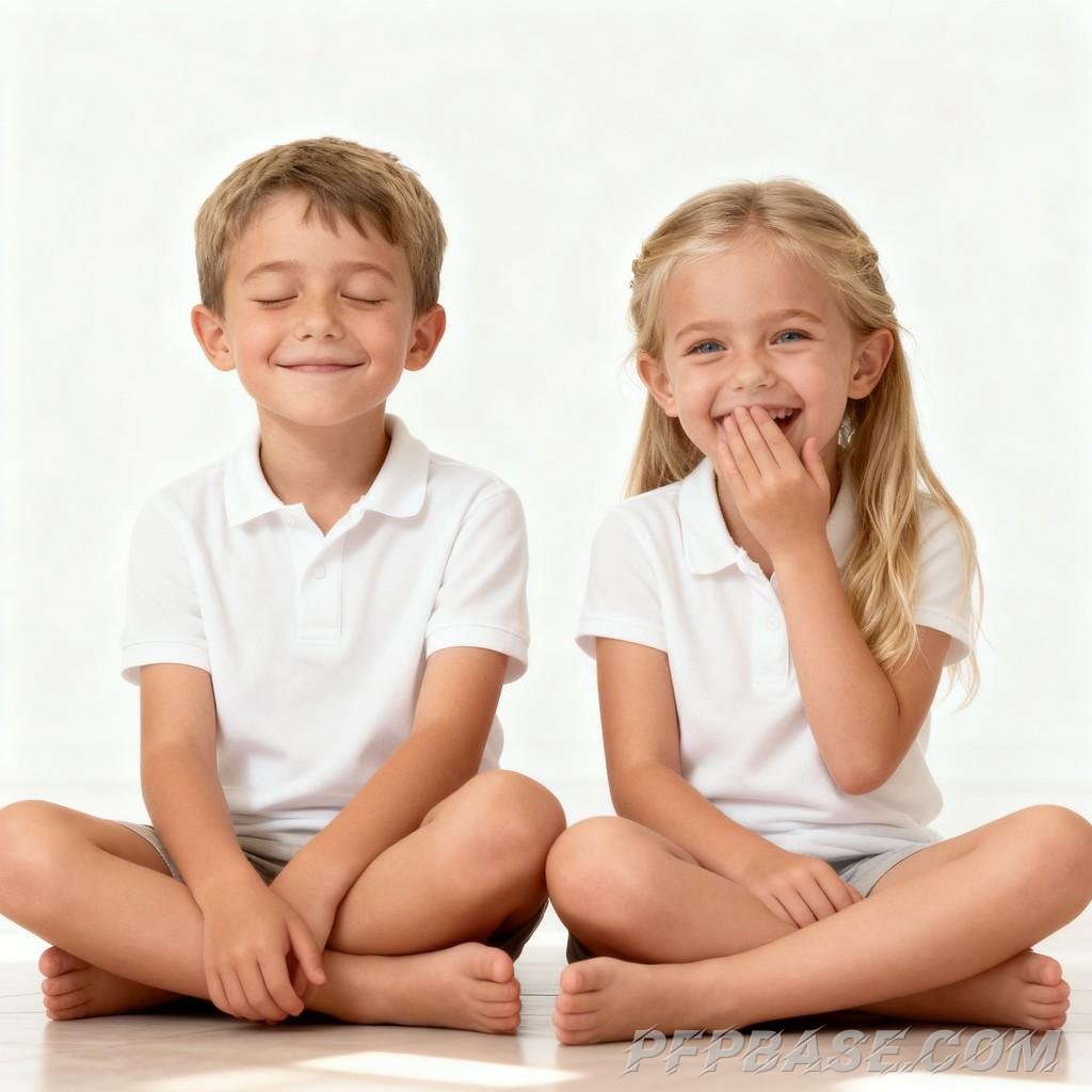 Image 1: warmth, innocence, child, everyday, scroll painting