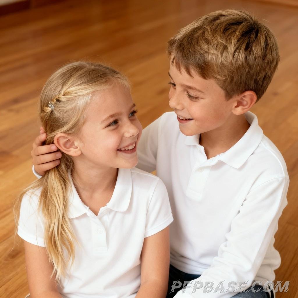 Image 7: warmth, innocence, child, everyday, scroll painting