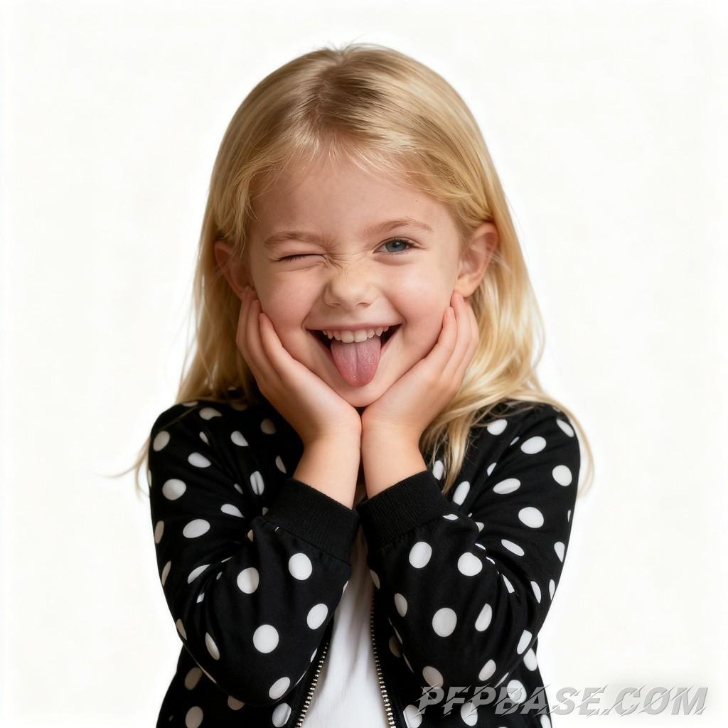 Image 7: lively, adorable, little girl, creative, avatar
