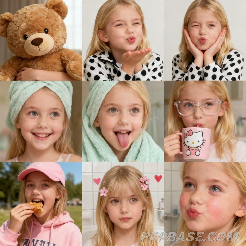 Image 8: lively, adorable, little girl, creative, avatar