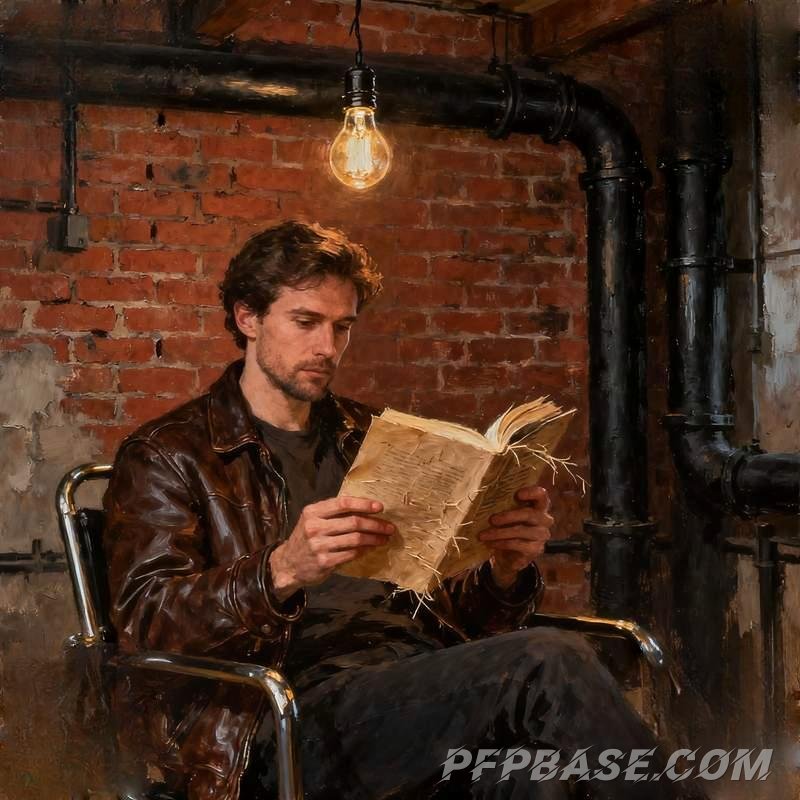 Image 4: male portrait, city night scene, desert stone formation, forest meditation, dream staircase, industr