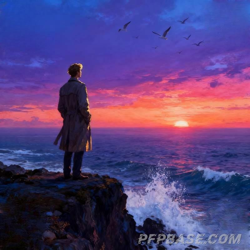 Image 8: man, by window, forest, rooftop, church