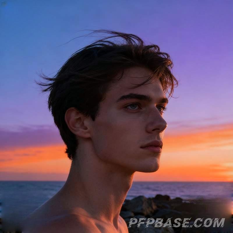 Image 2: male, minimalist, handsome, stylish, profile picture