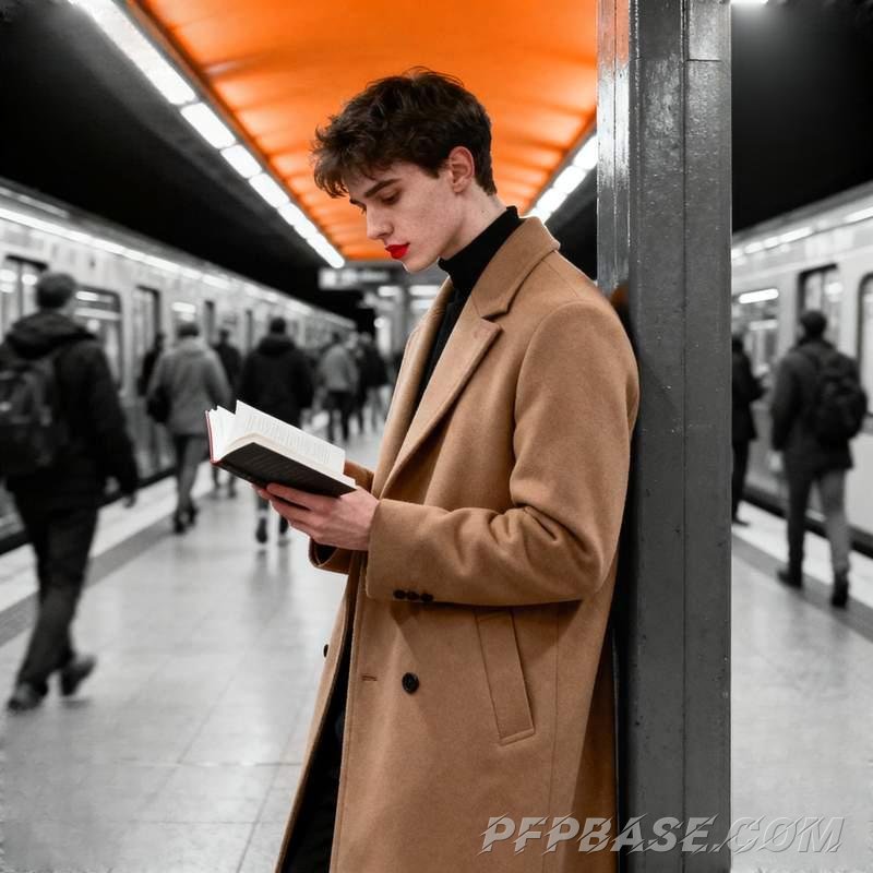 Image 8: male, minimalist, handsome, stylish, profile picture