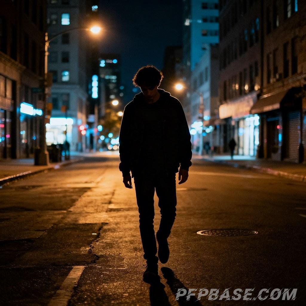 Image 6: urban youth, play of light and shadow, emotional resonance, nature, journey ahead