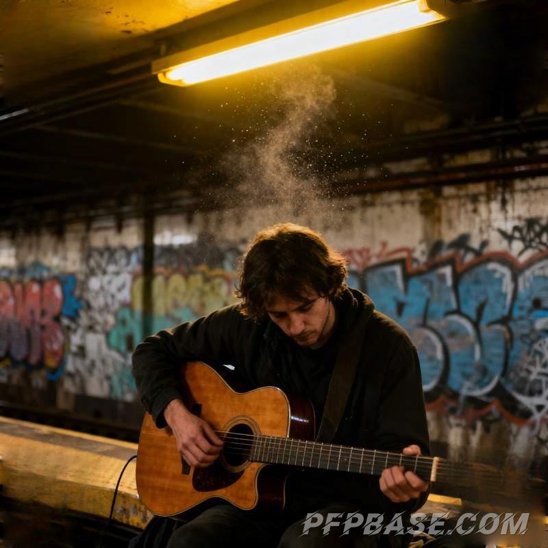 Image 2: silver-haired youth, cyberpunk youth, forest dweller, volcano wanderer, subway singer