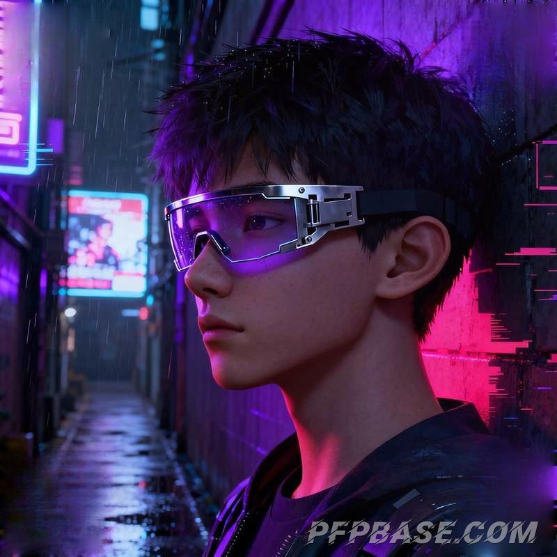 Image 3: silver-haired youth, cyberpunk youth, forest dweller, volcano wanderer, subway singer