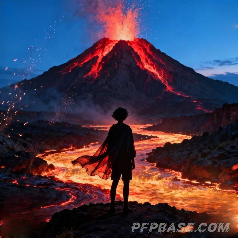 Image 4: silver-haired youth, cyberpunk youth, forest dweller, volcano wanderer, subway singer