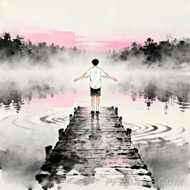 Image 8: silver-haired youth, cyberpunk youth, forest dweller, volcano wanderer, subway singer